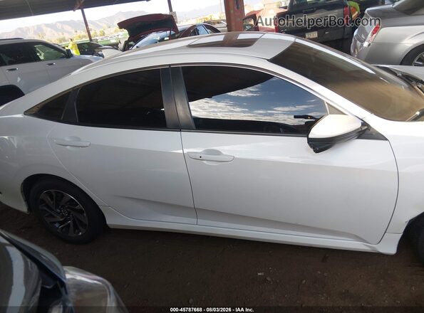 2HGFC2F78JH505140 2018 HONDA CIVIC White Vista interior trasera