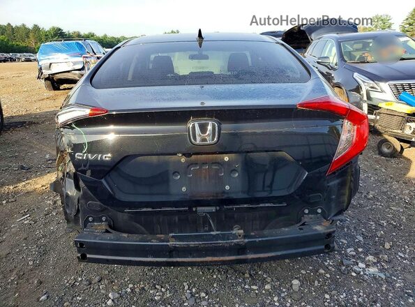 2HGFC2F78JH510936 2018 HONDA CIVIC Black Widok z tyłu