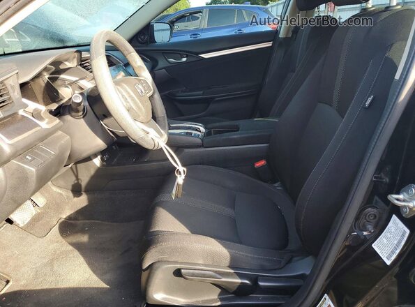2HGFC2F78JH510936 2018 HONDA CIVIC Black Widok wnętrza z przodu