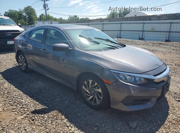 2HGFC2F78JH599505 2018 HONDA CIVIC Gray Delantero derecho
