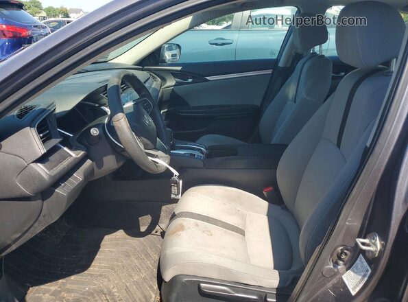 2HGFC2F78JH599505 2018 HONDA CIVIC Gray Vista interior delantera