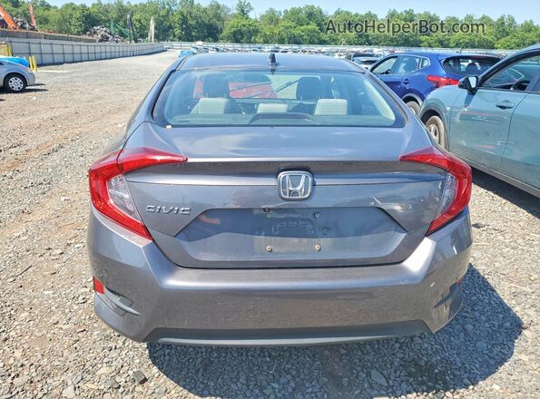 2HGFC2F78JH599505 2018 HONDA CIVIC Gray Vista trasera