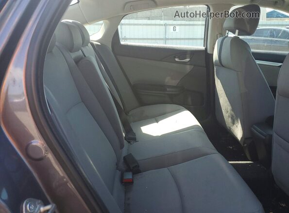 2HGFC2F78JH599505 2018 HONDA CIVIC Gray Vista de los asientos traseros