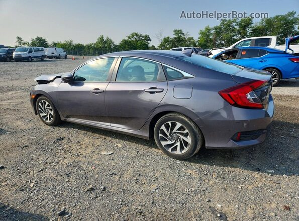 2HGFC2F79HH530994 2017 HONDA CIVIC Gray Задня ліва чверть