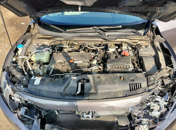 2HGFC2F79HH530994 2017 HONDA CIVIC Gray Вид задньої частини салону