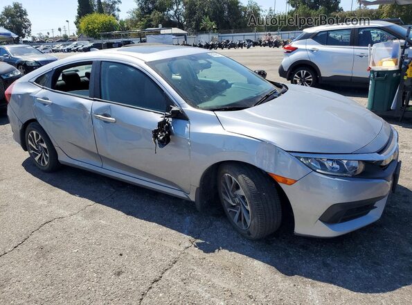 2HGFC2F79HH550131 2017 HONDA CIVIC Gray Delantero derecho