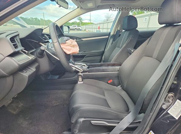 2HGFC2F79HH563431 2017 HONDA CIVIC Black Widok wnętrza z przodu