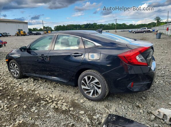 2HGFC2F79HH563431 2017 HONDA CIVIC Black Tył lewy