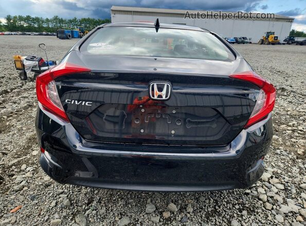2HGFC2F79HH563431 2017 HONDA CIVIC Black Widok z tyłu