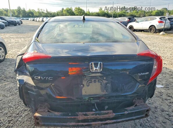 2HGFC2F79JH511111 2018 HONDA CIVIC Black Вид ззаду