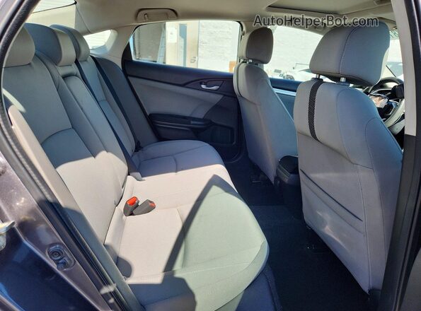 2HGFC2F79JH540687 2018 HONDA CIVIC Gray Rear seats view