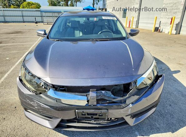 2HGFC2F79JH540687 2018 HONDA CIVIC Gray Front view