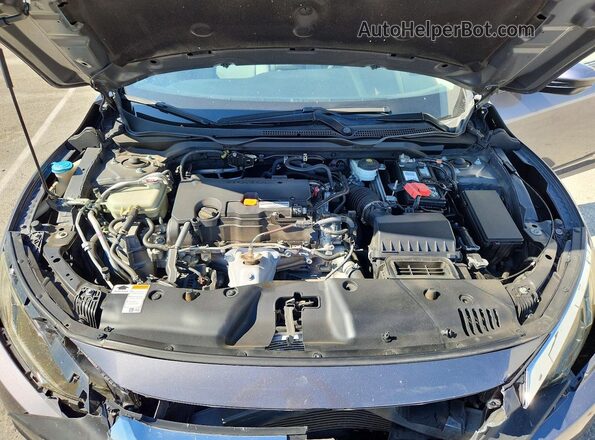 2HGFC2F79JH540687 2018 HONDA CIVIC Gray Rear interior view