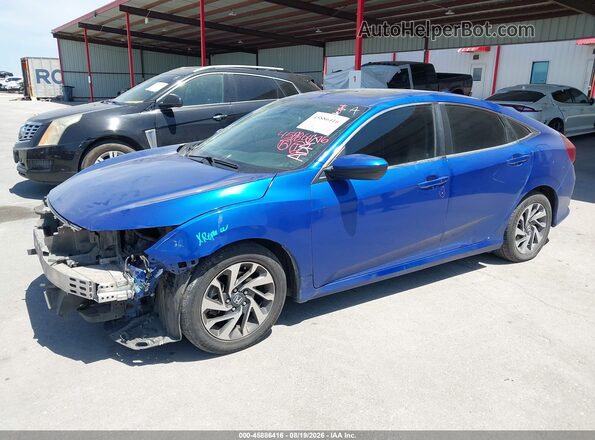 2HGFC2F79JH590750 2018 HONDA CIVIC Blue Front left