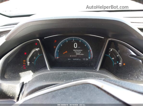 2HGFC2F79JH590750 2018 HONDA CIVIC Blue Rear seats view