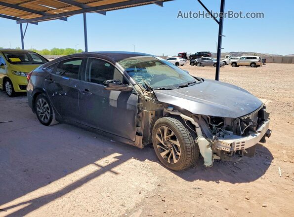 2HGFC2F79JH605361 2018 HONDA CIVIC Gray Przód prawy