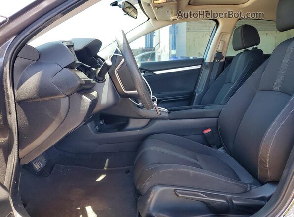 2HGFC2F79JH605361 2018 HONDA CIVIC Gray Widok wnętrza z przodu