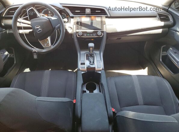 2HGFC2F79JH605361 2018 HONDA CIVIC Gray Widok deski rozdzielczej