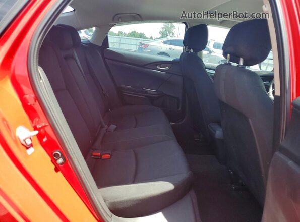 2HGFC2F79JH610074 2018 HONDA CIVIC Red Widok tylnych siedzeń