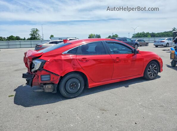 2HGFC2F79JH610074 2018 HONDA CIVIC Red Tył prawy
