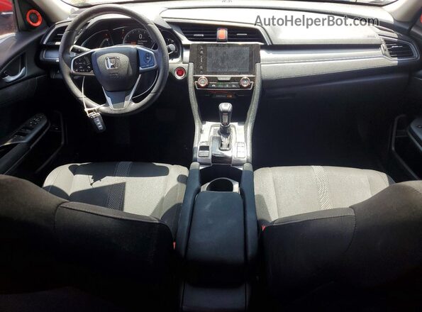 2HGFC2F79JH610074 2018 HONDA CIVIC Red Widok deski rozdzielczej