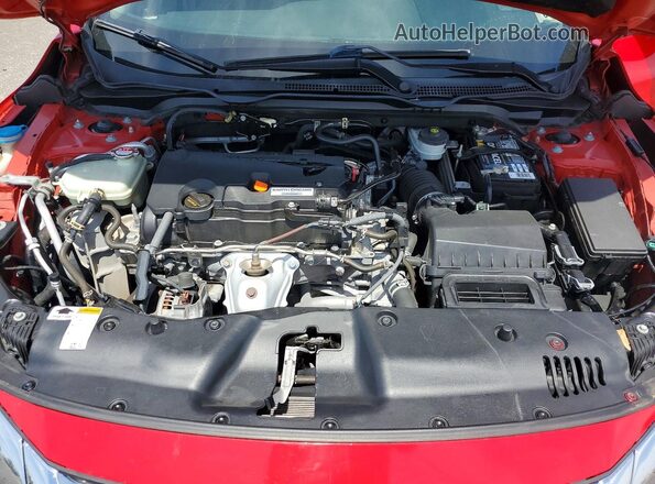 2HGFC2F79JH610074 2018 HONDA CIVIC Red Widok wnętrza z tyłu
