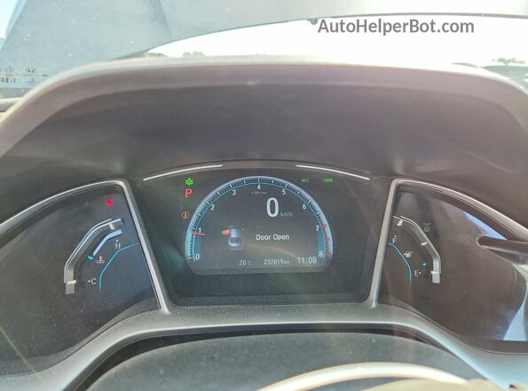 2HGFC2F79MH000485 2021 HONDA CIVIC Серый Вид щитка приборов