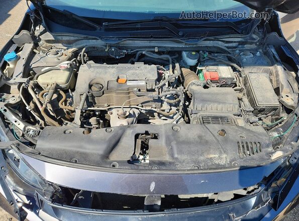 2HGFC2F79MH000485 2021 HONDA CIVIC Серый Вид задней части салона