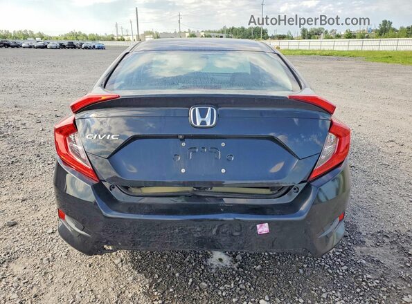 2HGFC2F7XGH018059 2016 HONDA CIVIC Black Вид ззаду