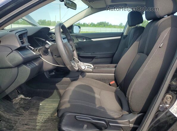 2HGFC2F7XGH018059 2016 HONDA CIVIC Black Вид салону спереду