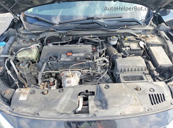 2HGFC2F7XGH018059 2016 HONDA CIVIC Black Вид задньої частини салону