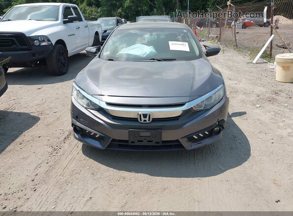 2HGFC2F7XGH502796 2016 HONDA CIVIC Gray Առջևի վահանակի տեսք