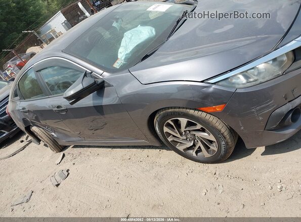 2HGFC2F7XGH502796 2016 HONDA CIVIC Gray Սարքավորումների վահանակի տեսք