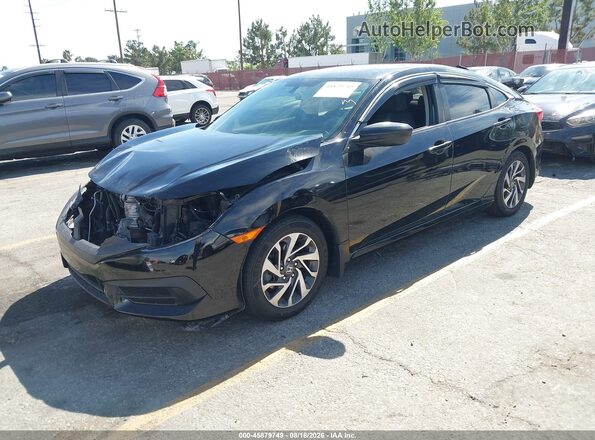 2HGFC2F7XGH504595 2016 HONDA CIVIC Black Front left