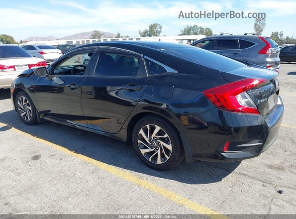 2HGFC2F7XGH504595 2016 HONDA CIVIC Black Rear left