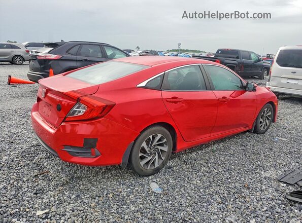 2HGFC2F7XGH556678 2016 HONDA CIVIC Red უკანა მარჯვენა