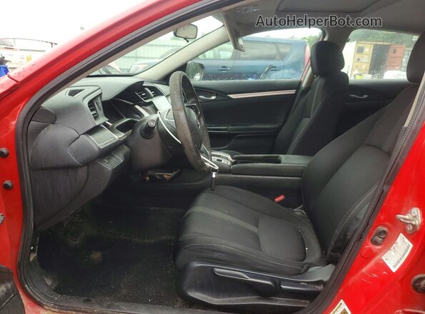 2HGFC2F7XGH556678 2016 HONDA CIVIC Red წინა სალონის ხედი