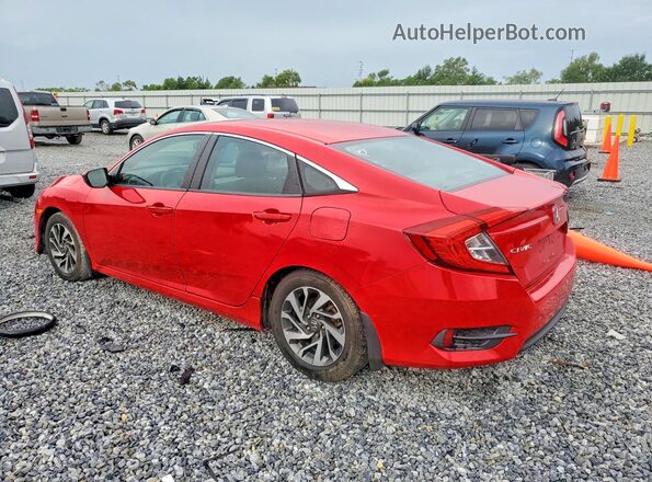 2HGFC2F7XGH556678 2016 HONDA CIVIC Red უკანა მარცხენა
