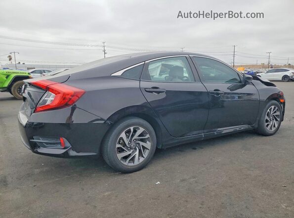 2HGFC2F7XGH561346 2016 HONDA CIVIC Black უკანა მარჯვენა