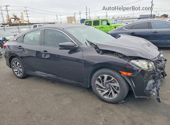 2HGFC2F7XGH561346 2016 HONDA CIVIC Black წინა მარჯვენა