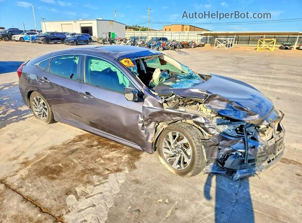 2HGFC2F7XGH574789 2016 HONDA CIVIC Серый Передняя правая четверть