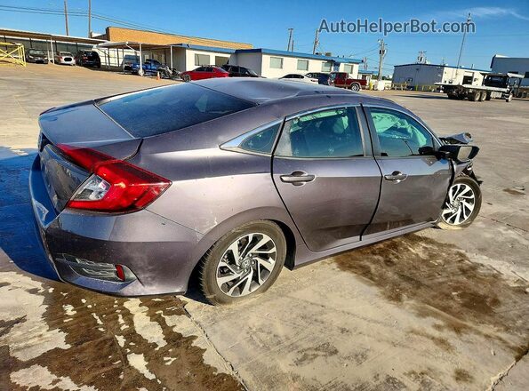 2HGFC2F7XGH574789 2016 HONDA CIVIC Серый Задняя правая четверть