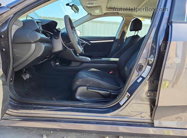 2HGFC2F7XJH544392 2018 HONDA CIVIC Gray Вид салону спереду