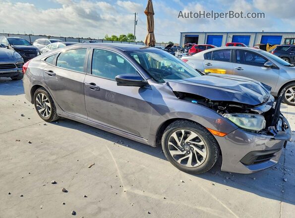 2HGFC2F7XJH544392 2018 HONDA CIVIC Gray Передня права чверть