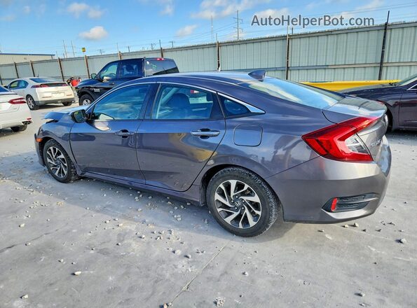2HGFC2F7XJH544392 2018 HONDA CIVIC Gray Задня ліва чверть