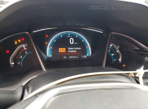 2HGFC2F7XJH596749 2018 HONDA CIVIC Silver Սարքավորումների վահանակի տեսք