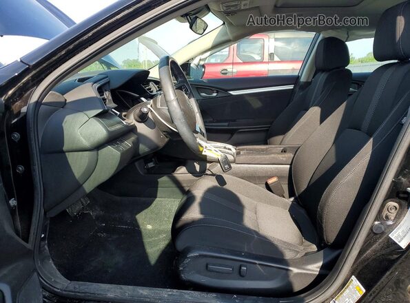 2HGFC2F7XMH012497 2021 HONDA CIVIC Black Вид салону спереду
