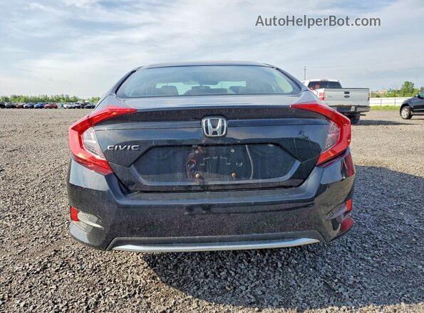 2HGFC2F7XMH012497 2021 HONDA CIVIC Black Вид ззаду
