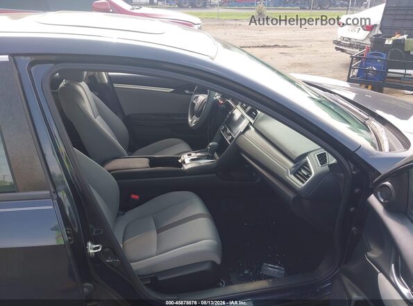 2HGFC2F80JH512737 2018 HONDA CIVIC Gray Вид салону спереду