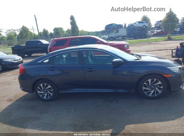 2HGFC2F80JH512737 2018 HONDA CIVIC Gray Вид задньої частини салону